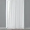 Image de Voilage Chic en voile de lin et galon fronceur Blanc 290x240 cm