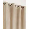 Image de Rideau Occultant Thermique, Alaska Beige L.140 X H.260 Cm
