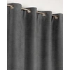 Image de Rideau Occultant Thermique, Alaska Gris Foncé L.140 X H.260 Cm