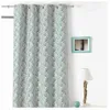 Image de Rideau tamisant ARDECO (135x250 cm) - Vert -  illets - Motif graphique art déco