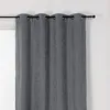 Image de Rideau Alaska isolant et 100 % occultant Gris anthracite 140x350 cm