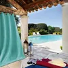 Image de Rideau extérieur imperméable Bleu Canard 135x240 cm