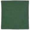 Image de Housse de coussin passepoilée - Effet velours Vert foncé 60x60 cm