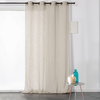 Image de Voilage Linder  illets Effet Tissé 140 X 240 Cm Beige 70% Polyester 30% Lin