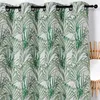 Image de Rideau aux impressions exotiques Vert 135x250 cm