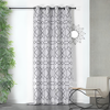 Image de Rideau Linder Ariane 140 X 260 Cm Blanc Jacquard 66% Polyester 32% Coton 2% Autres Fibres
