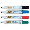 Image de Marqueur effaçable à sec Bic Velleda 1701-1704 - Pointe bullet 1.5mm - Assortiment de couleurs - Pack de 4
