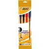 Image de BIC® - Lot de 4 Stylos à bille Cristal® Fine Original - Noir bleu rouge et vert