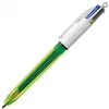 Image de Stylo bille - BIC - 4 Couleurs FLUO - 4 couleurs - Plastique - Enfant