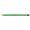 Image de Crayon critérium - BIC - 550 - Mine 6B - Corps hexagonal laqué vert - Sans gomme