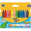 Image de BIC Kids - Plastidécor Triangle 12 Craies de Coloriage