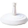Image de Pied de parasol béton rond - EDA PLASTIQUE - Blanc - 14kg - Ø18 à 33cm