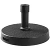 Image de Pied de parasol rond en béton gris anthracite