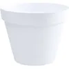 Image de Pot de fleurs rond - EDA - TOSCANE - 76 L - Ø 60 x H 47 cm - Blanc