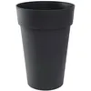 Image de Vase haut Rond Ø 46 cm - EDA - Toscane - 67 L - Ø 46 x H. 65 cm - Gris Anthracite