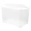 Image de Boîte De Rangement Clip'box 60 L - Naturel Couvercle Avec Charniere - 58.6x39x39.5cm