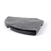 Image de Dalle de Parasol Triangle 18kg Pierre Ardoise Gris Foncé EDA