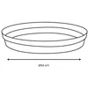 Image de Soucoupe Ø 54 cm pour pot Ø 80 cm - Anthracite - Eda