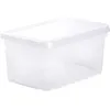 Image de EDA PLASTIQUE Boîte de rangement Funny Box 4 L - Naturel - 255 x 18 x 127 cm