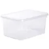 Image de Eda Plastique Boîte De Rangement Funny Box 8 L - Naturel - 31 X 23,4 X 15,4 Cm