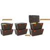 Image de Malle de rangement Tremblay 85 litres Noir RANG80