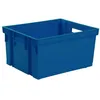 Image de EDA Bac de rangement Manutention avec 2 poignées - 50 L - Bleu