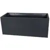 Image de Jardinière Plastique Eda L.99.5 X L.39 X H.43 Cm Anthracite