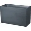 Image de Jardinière Muret Graphit 99,5x39,5x60cm - 116L - Gris Anthracite - Polypropylène - Intérieur/Extérieur