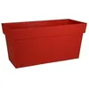 Image de EDA Jardinière avec roulettes Toscane - 79 x 35 x H 39 cm - 74 L - Rouge rubis