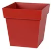 Image de Pot Plastique L.32 X L.32 X H.32 Cm Rouge Rubis