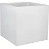 Image de Pot de fleurs Carré 50 cm - EDA - Graphit - 57 L - 495 x 495 x H. 495 cm - Blanc cérusé