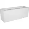 Image de Balconniere - Graphit Up - 25 L - Intérieur / Extérieur - Décor Vagues - 59 X 19,5 X H. 22,8 Cm - Blanc Cérusé