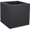 Image de Pot de fleurs Carré 30 cm - EDA - Graphit Up - 21 L - Intérieur / Extérieur - 295 x 295 x H. 295 cm - Gris Anthracite