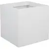 Image de Pot De Fleurs Carré 30 Cm - Graphit Up - 21 L - Intérieur / Extérieur - 29,5 X 29,5 X H. 29,5 Cm - Blanc Cérusé