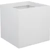 Image de Pot de fleurs Carré 30 cm - EDA - Graphit Up - 21 L - Intérieur / Extérieur - 295 x 295 x H. 295 cm - Blanc Cérusé