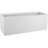 Image de Jardinière - EDA - Graphit Up - 57 L - Intérieur/ Extérieur - Décor Graphique - 795 x 295 x H. 295 cm - Blanc Cérusé