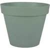 Image de Pot de fleur Rond - Ø 48 cm - EDA - Toscane - 43 L - Intérieur/Extérieur - Ø 475 x H.40 cm - Vert Laurier