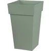 Image de Pot de Fleurs Haut Carré 39x39cm H65cm Vert Toscane EDA