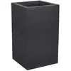 Image de Bac à Fleurs Carré Haut 30 cm - EDA - Graphit Up - 36 L - Intérieur/ Extérieur - 295 x 295 cm x H. 495 cm - Gris anthracite