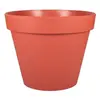 Image de Pot de Fleurs Rond D60cm Orange terre battue Toscane EDA