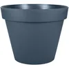 Image de Pot De Fleur Rond - Toscane - Ø 60 Cm - 76 L - Intérieur/extérieur - Ø 59 X H.47 Cm - Bleu Jean