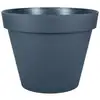 Image de Pot de fleur rond - eda - toscane - ø 60 cm - 76 l - intérieurextérieur - ø 59 x h.47 cm - bleu jean 013614 B.JE SX3