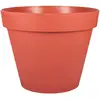 Image de Pot De Fleur Rond Toscane Xxl Ø 100 X H.79,5 Cm - Orange Terre Battue - Eda