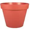 Image de Pot de fleur rond toscane xxl ø 100 x h.79,5 cm - orange terre battue - eda