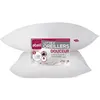 Image de Lot De 2 Oreillers Douceur - 60 X 60 Cm - Blanc
