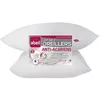 Image de Lot De 2 Oreillers Anti-acarien - 60 X 60 Cm - Blanc