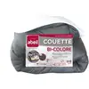 Image de Couette Chaude Bicolore - 140 X 200 Cm - Blanc Et Gris
