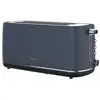 Image de Terraillon - grille-pain long 2 fentes 1550w bleu nuit 15438 - long new moon 15438