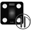 Image de Terraillon - impédancemètre et corde à sauter connectés 180kg100g noir gymfitconnect - GYMFITCONNECT