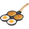 Image de Poêle à Pancakes - Noname - 4 Trous - Aluminium - Antiadhésive - Tous feux compatibles